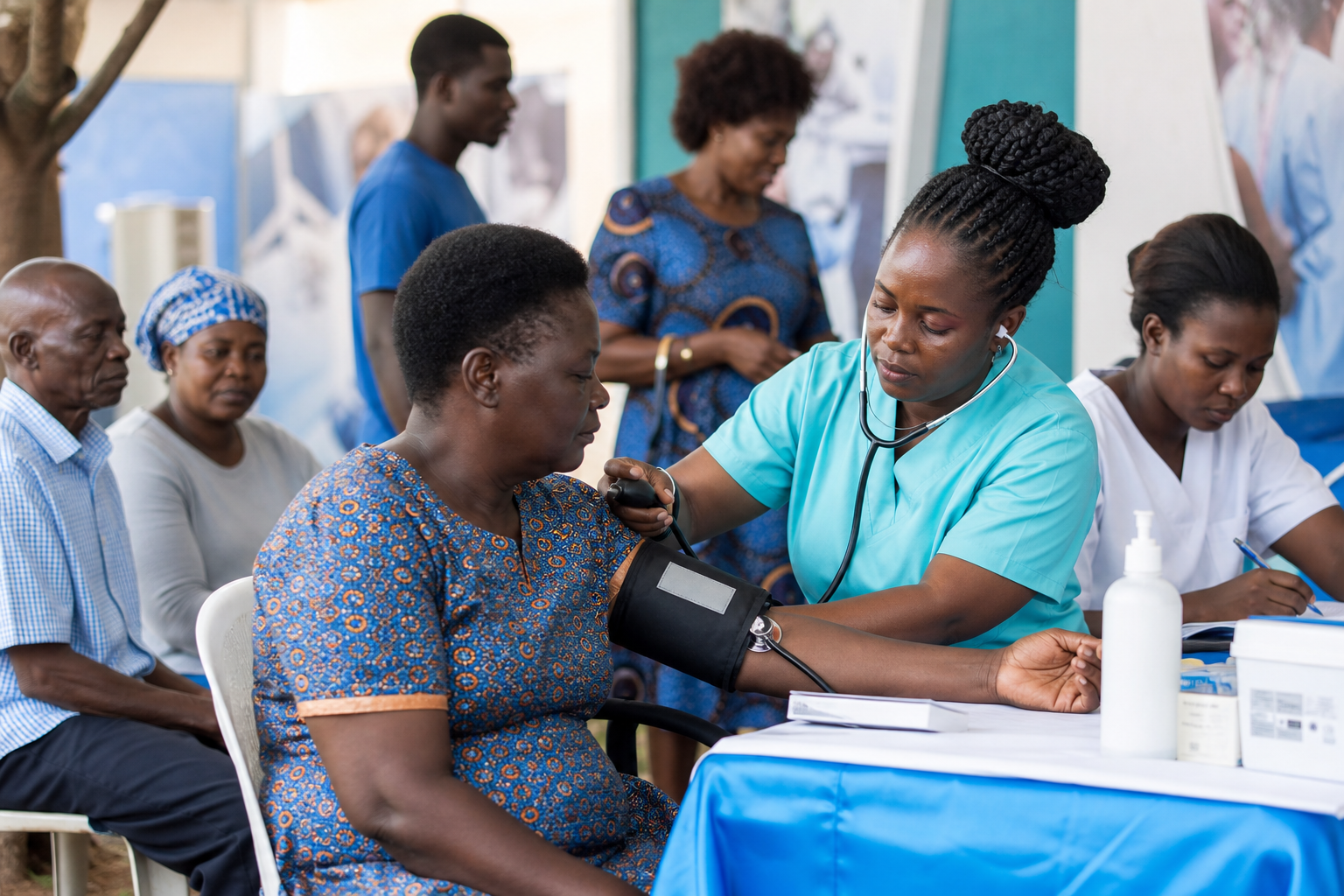 Black African community health screening